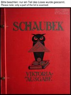 SLG. ALLE WELT *,o,(*) , Dickes Altes Schaubek Album Viktoria-Ausgabe Mit Diversen Werten Europa (ab Schweiz), Afrika Un - Autres & Non Classés