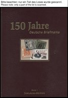 PHIL. LITERATUR Jubiläums-Edition 150 Jahre Deutsche Briefmarken, Band I-III, Mit Originalmarken Und Stempeln, Herausgeg - Ohne Zuordnung