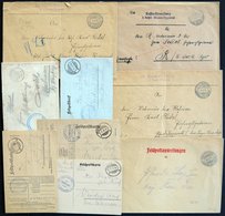 1915/8, Deutsche Reiterei (Husaren, Kavallerie, Ulanen), 9 Verschiedene Belege Feldpost Bzw. Heeressachen Mit Entspreche - Ohne Zuordnung