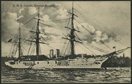 ALTE POSTKARTEN - SCHIFFE KAISERL. MARINE BIS 1918 S.M.S. Carola, Eine Ungebrauchte Karte - Warships
