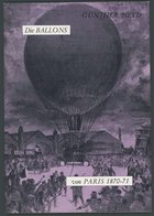 PHIL. LITERATUR Die Ballons Von Paris 1870-71, 1970, Gunther Heyd, 55 Seiten, Mit Einigen Abbildungen - Filatelie En Postgeschiedenis