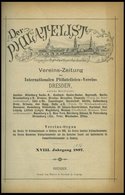 PHIL. LITERATUR Der Philatelist, Vol. XVII-XVIII, Vereins-Zeitungen Des Philatelisten-Vereins Dresden, 1896-1897, Gebund - Filatelie En Postgeschiedenis