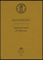 PHIL. LITERATUR Sandøsund - Posthistorisk Studie, 1972, E.C. Hannevig, 20 Seiten, Auf Norwegisch - Philately And Postal History