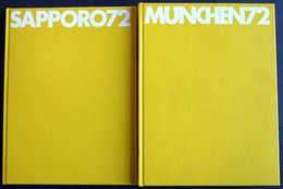 SACHBÜCHER München 72 Und Sapporo 72, 2 Illustrierte Bücher Im Karton, Herausgegeben Von Der OSB-Olympische Sport Biblio - Autres & Non Classés