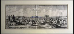 GRANSEE, Gesamtansicht, Kupferstich Von Merian Um 1645 - Lithographien