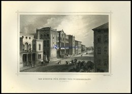 HANNOVER: Das Museum Für Kunst Und Wissenschaft, Stahlstich Von Kurz Um 1850 - Lithographies