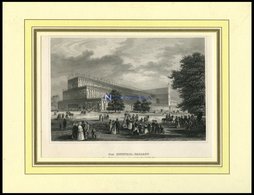 LONDON: Der Kristall-Palast, Stahlstich Von B.I. Um 1840 - Lithographien