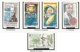 WALLIS ET FUTUNA PA N° 102 105 106 108 109 Neufs Sans Charnière 1980 1981 - Unused Stamps