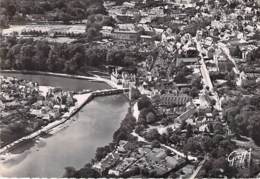 56 - AURAY : Vue Aérienne - La Ville Et Le Vieux Pont Sur Le Loch - CPSM Dentelée Noir Blanc Grand Format 1953 Morbihan - Auray
