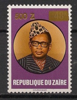 Zaire - 1990 - N°Yv. 1314 - Timbre Surchargé - Neuf Luxe ** / MNH / Postfrisch - Nuovi