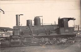 ¤¤  -   Carte-Photo D'une Locomotives   -  Chemins De Fer  -   Machine N° 794 Du P.O.   -  Train En Gare  -   ¤¤ - Equipo