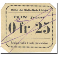 Billet, Algeria, 25 Centimes, 1916-1918, Undated (1916-18), SPL - Algérie