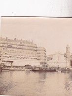 JOLI PHOTO MARSEILLE / VIEUX PORT ET EGLISE DES AUGUSTINS / CIRCA 1900 - Parchi E Giardini