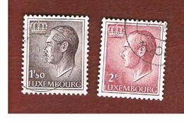 LUSSEMBURGO (LUXEMBOURG)   -   SG 760.761a   -   1965 GRAND DUKE JEAN -   USED - 1965-91 Giovanni