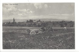 21804 - Etoy Vue Générale Attelage - Étoy