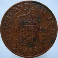 LaZooRo: Dutch East Indies 2 1/2 Cent 1920 VF / XF - Dutch East Indies