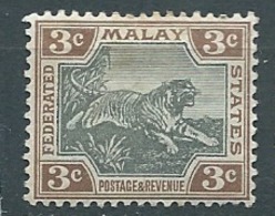 Etats Malais Fédérés   - Yvert N° 16 *- Bce 18326 - Federated Malay States