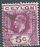 Ceylan - Yvert N° 180 Oblitéré -  Bce 18361 - Ceylon (...-1947)