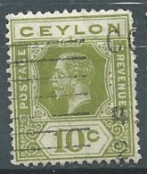 Ceylan - Yvert N° 182 Oblitéré -  Bce 18363 - Ceylon (...-1947)