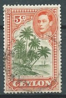 Ceylan - Yvert N° 253 A  Oblitéré -  Bce 18365 - Ceylon (...-1947)