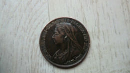Monnaie Du Royaume-uni - 1 Penny 1901 En Bronze - T T B - - D. 1 Penny