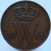 Netherlands 1 Cent 1863 XF - 1849-1890 : Willem III