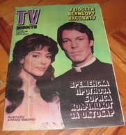 Richard Chamberlain Rachel Ward TV NOVOSTI Yugoslavian October 1986 VERY RARE ITEM - Magazines