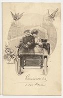 207 - Couple Dans Une Voiture - Diablotins - Scolik, Charles