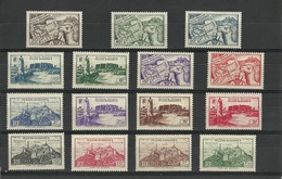 1946 FEZZAN Serie Ordinaria MNH - Fezzan & Ghadames