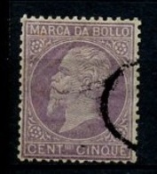 Italie - Italy - Italien Fiscal 1861-44 Y&T N°TF(1) - Michel N°SM(?) (o) - 5c Victor Emmanuel II - Fiscales