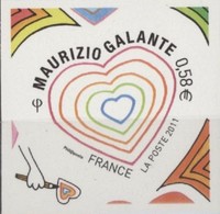 SAINT VALENTIN -  MAURIZIO GALANTE - "Colorie Moi" - Unused Stamps