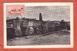 ALGERIE 2 CARTES MAXIMUM CROIX ROUGE DE 1952 D'ALGER - Maximum Cards