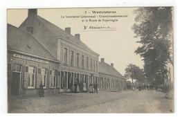 2 - Westvleteren  Le Secrétariat Communal - Gemeentesekretariaat Et La Route De Poperinghe - Vleteren