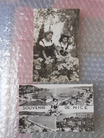 06 Alpes Maritimes SOUVENIR DE NICE  +  2 NICOISES  COSTUME FOLKLORIQUE - Konvolute, Lots, Sammlungen