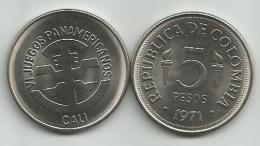 Colombia 5 Pesos 1971. High Grade Cali - Colombie