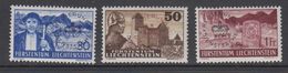 Liechtenstein  1937/1938 Dienst / Service 3v * Mh (= Mint, Hinged) (42540A) - Service