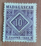 Chiffre Taxe -  France (ex-colonies & Protectorats) Madagascar - 1947 - YT 31 - Oblitéré - Impuestos