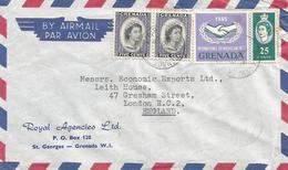 Grenada 1965 St. Georges QEII 5c Cooperation Year Cover - Grenade (...-1974)