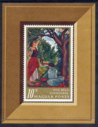 HUNGARY 1967 National Gallery Painting Block MNH / **.  Michel Block 61 - Blokken & Velletjes