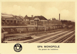 Spa Monopole Vue Generale Des Installations  Wagons Gare De Triage Photo Decoux Spa - Spa