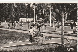 Rare Cpsm Luché Pringé Le Golf Miniature Sur La Plage - Luche Pringe