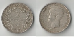 BELGIQUE  2 FRANCS  1910  ARGENT - 2 Francs