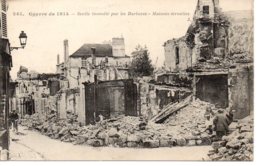 Cpa  La Guerre 1914-15 Senlis Incendié, Maisons écroulés - Oorlog 1914-18