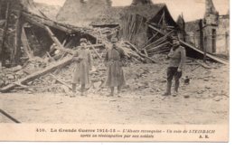 Cpa  La Guerre 1914-18  L'Alsace Reconquise-un Coin De Steinbach - Guerre 1914-18