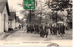 Cpa  La Guerre 1914-18  Camp De La Braconne. - Weltkrieg 1914-18