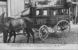 51 MARNE LES CHAMPENOIS DE L AUBE CONTRE LES CHAMPENOIS DE LA MARNE OMNIBUS POUR LE TRANSPORT DES DELEGUES DU SYNDICAT - Gewerkschaften