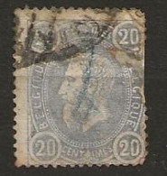 Timbre Belgique N° 31 - 1869-1883 Léopold II