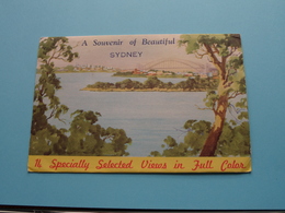 A Souvenir Of Beautiful SYDNEY > 14 Views ( Letter Card / Nucolorvue Set N° 2 ) Anno 19?? ( See / Voir / Zie Photo ) ! - Sydney