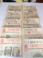 Lot 10 Journaux "tribune " Socialiste Année  62 - Loten Van Boeken