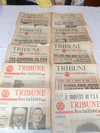 Lot 10 Journaux "tribune " Socialiste Année  62 - Paquete De Libros